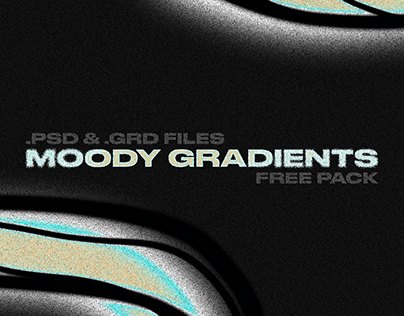 Moody Gradients Pack (FREE) .PSD & .GRD