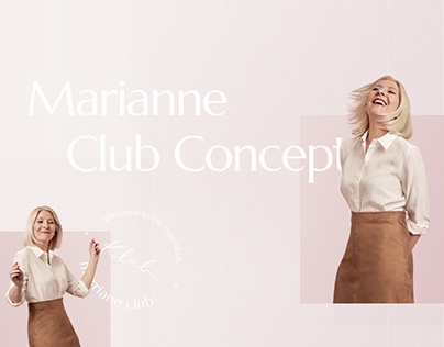 Marianne – Visual style for Lifestyle Club