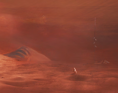 Through the Dust of a Red Planet