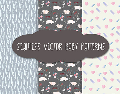 seamless vector prints for kids