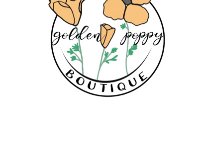 Golden Poppy Boutique Logo