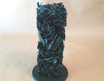 plastic soldier sculpture