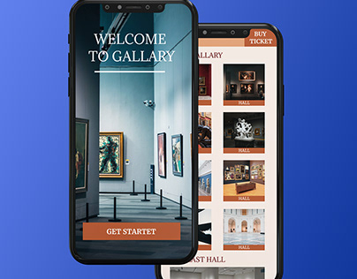 Design a virtual tour app for an art gallery