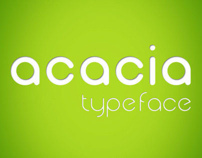 Acacia Typeface