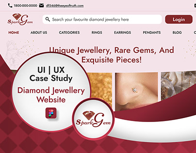 SparkGem (Diamond Jewellery Website)