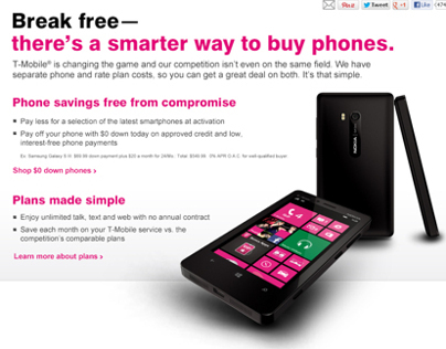 T-Mobile - $0 Down Phones