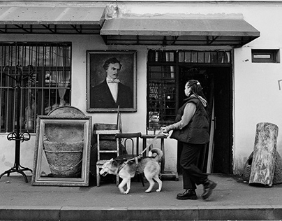 Tbilisi street photography on b&w film.