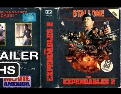 The Expendables 2 Vintage VHS Bootleg Trailer
