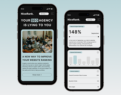 SEO Agency Mobile Website Design