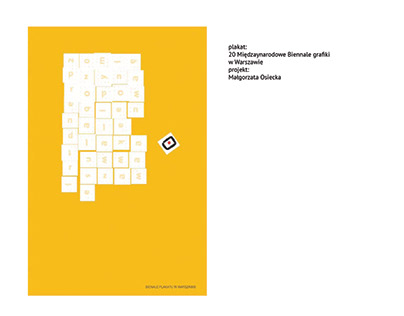 20 Międzynarodowe Biennale plakatu w Warszawie