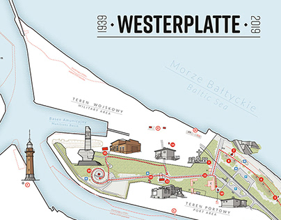 Plan of Westerplatte