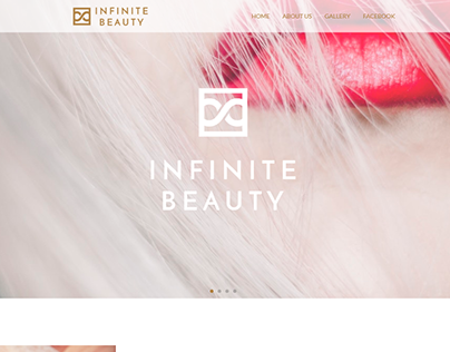 Beauty Salon Website Concept