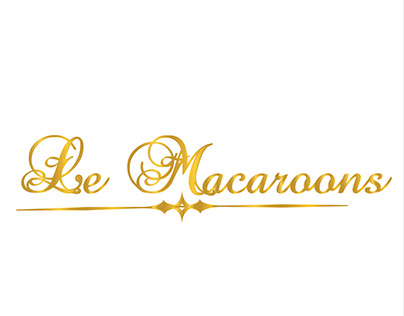 Logo for a Macaroon Bakery
