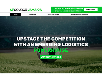 Upsource Jamaica Campaign Content Marketing Website