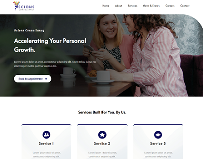 Consultancy firm site redesign