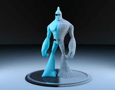 Comercial detergente (Modelado 3D personaje)