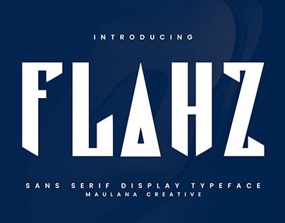 Flahz Decorative Display Font