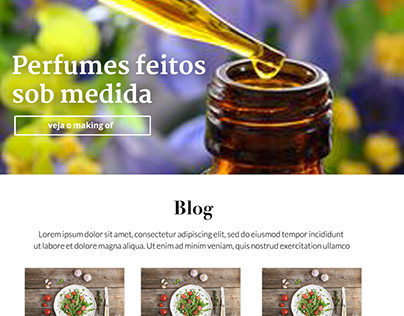 Desenvolvimento de Web Site - Perfumes