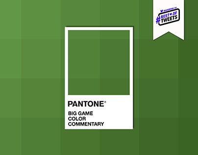 Pantone Big Game Color Commentary