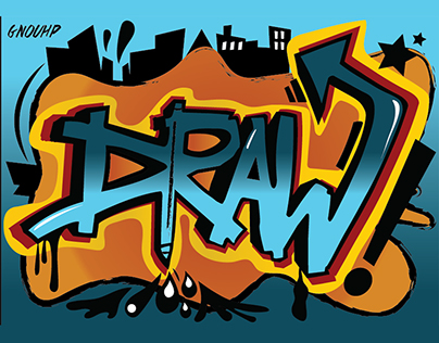 Illustration style graffiti "Draw"