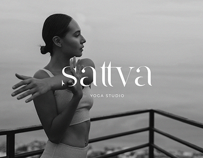 SATTVA фирменный стиль йога / logo branding yoga