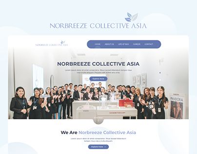 Norbreeze Collective Asia - Corporate Website Design