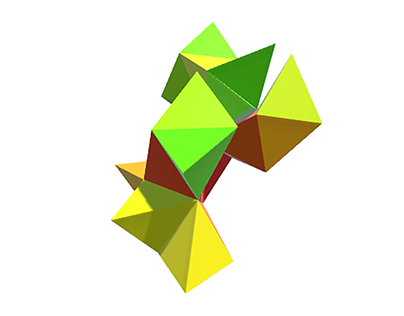 Tetrahedron Aggregations