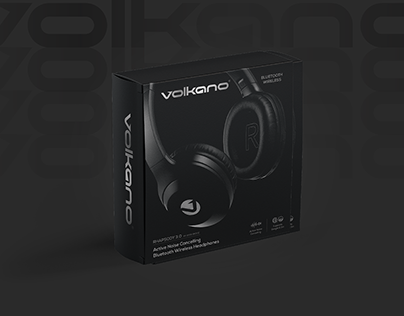 Volkano Headphones - Packaging Design