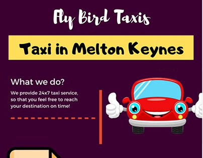 Book Relaible Taxi Ride in Melton Keynes with FlyBird T