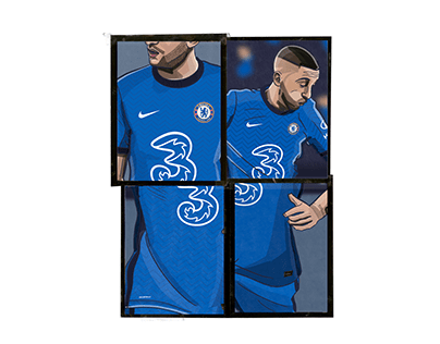 Unveiling Chelsea’s 2020-2021 Kit through Illustrations