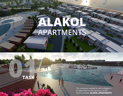 3D animation | presentation | Alakol apartments