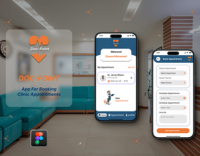 DOC-POINT App for booking clinic appointments