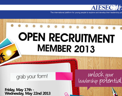 AIESEC Open Recruitment Poster