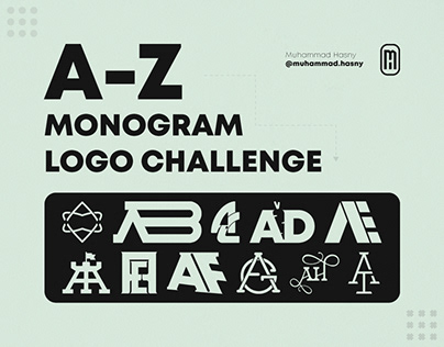 A-Z Monogram Logo Challenge