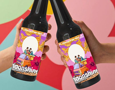 Project thumbnail - Moonshine label - competition