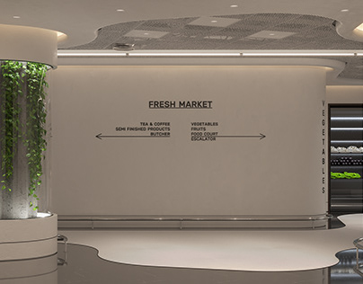 "Fresh Market" interior deign project
