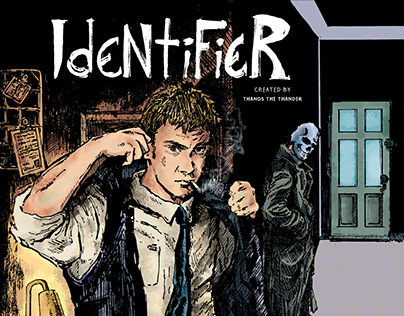 Cover Art for upcoming Comic Book Project: "Identifier"
