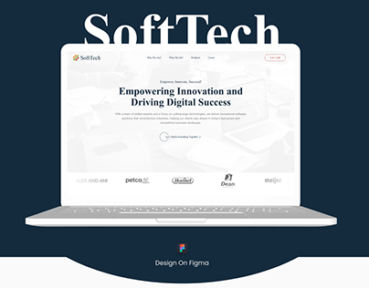 SoftTech| Cooperate Agency Website Landing Page