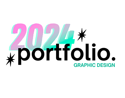 Project thumbnail - PORTFOLIO 2024 GRAPHIC DESIGN