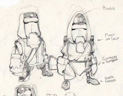 Mushroom Diggers / Concept Sketches