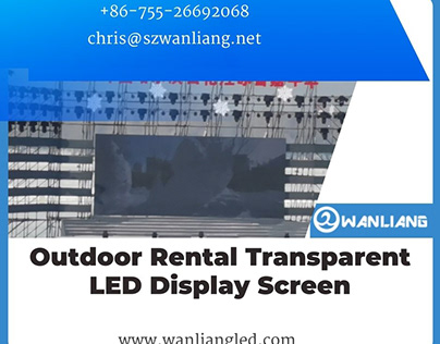 Outdoor Rental Transparent LED Display Screen