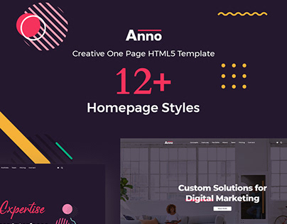 Creative One Page Template