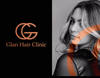 Identidade Visual Glan Hair Clinic