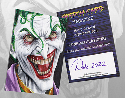 The Joker Sketch Card