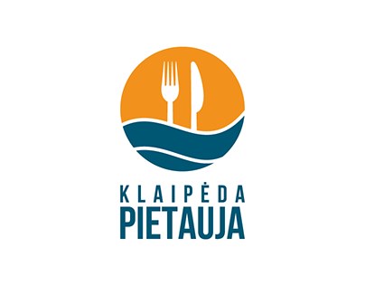 "Klaipėda pietauja" / Klaipeda having lunch logo