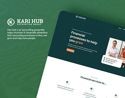 KariHub Accounting Group Website Redesign
