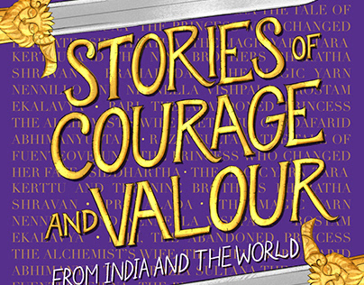 Stories of Courage & Valour: Bookcover + Illustrations