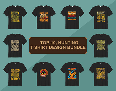 Hunting t-shirt bundle design