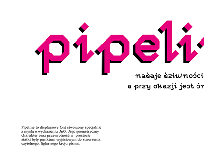 Pipeline typeface