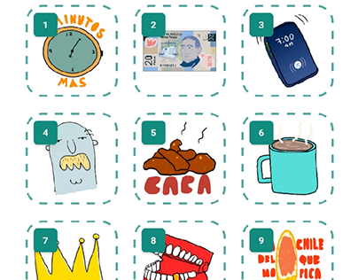 WhatsApp Stickers on Behance